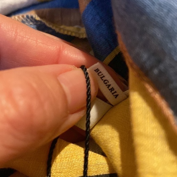 NWT~SANDRO Women Bronx Striped Linen Blend Button Short Sleeve Top Size 3(L) - Picture 14 of 15